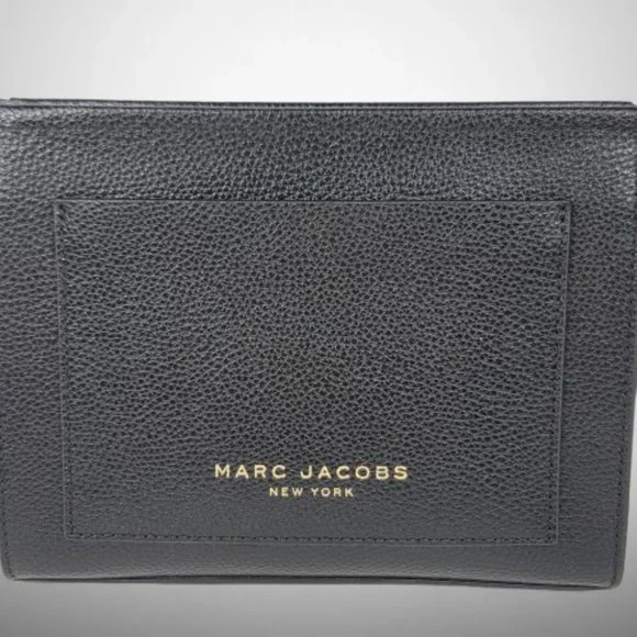 Marc Jacobs New Grind Leather Cosmetic Pouch - Picture 3 of 10